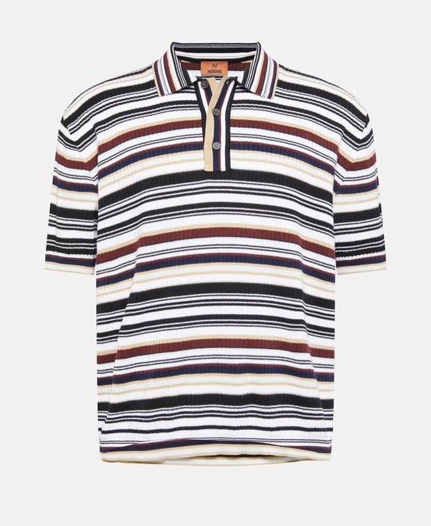Knitted polo shirt
