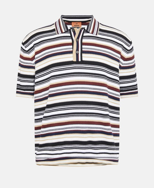 Knitted polo shirt