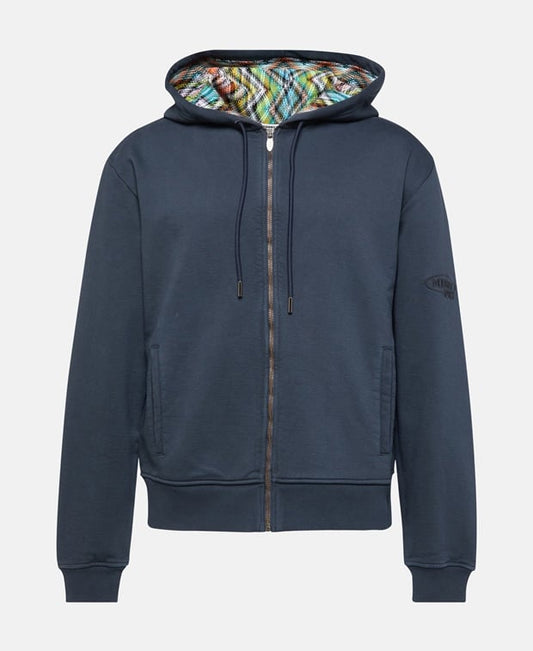 hooded sweat jacket