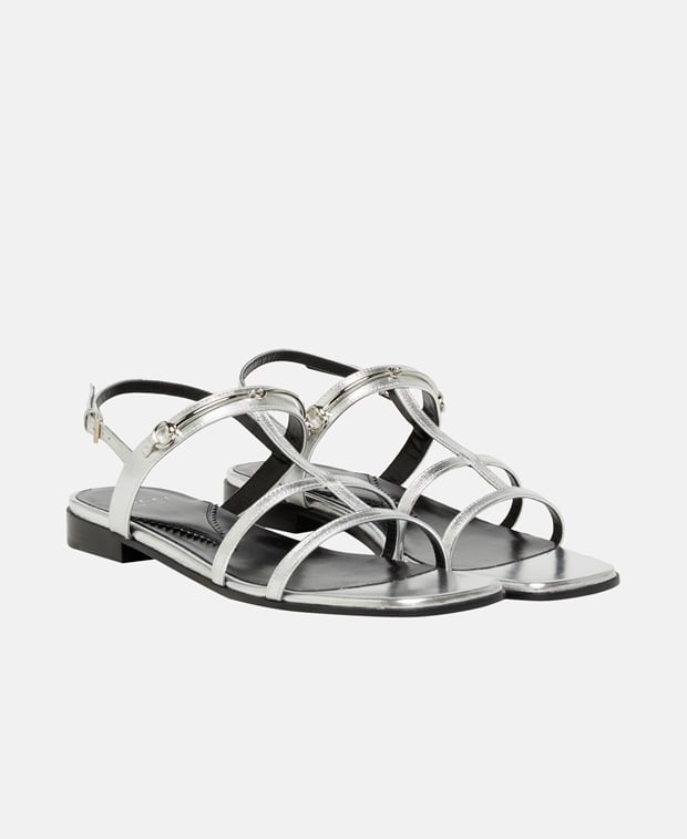 Gucci Sandals Silver