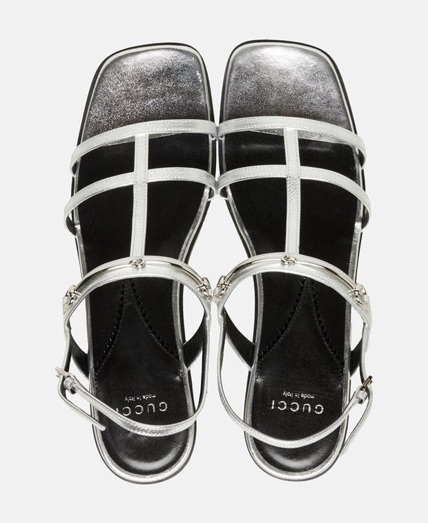 Gucci Sandals Silver