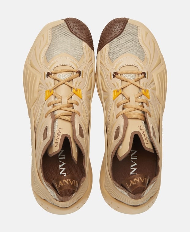 Lanvin Flash-X Sneakers Camel