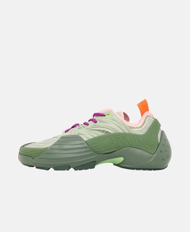 Lanvin Flash-X Sneakers Teal