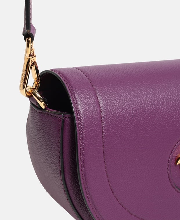 Versace Leather cross body bag Burgundy