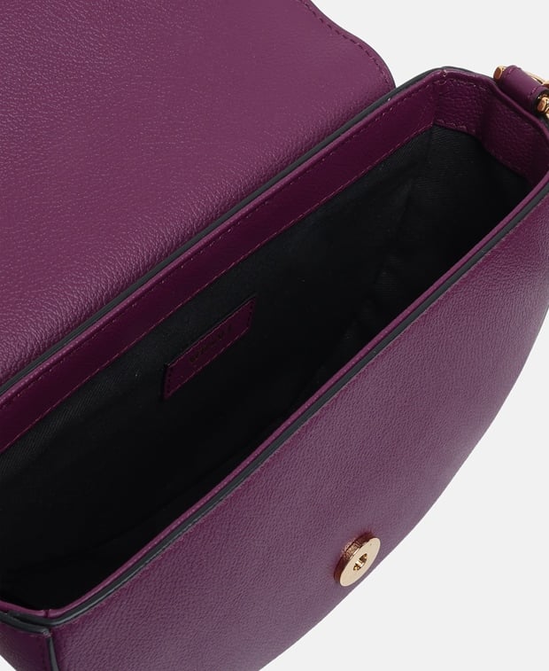 Versace Leather cross body bag Burgundy