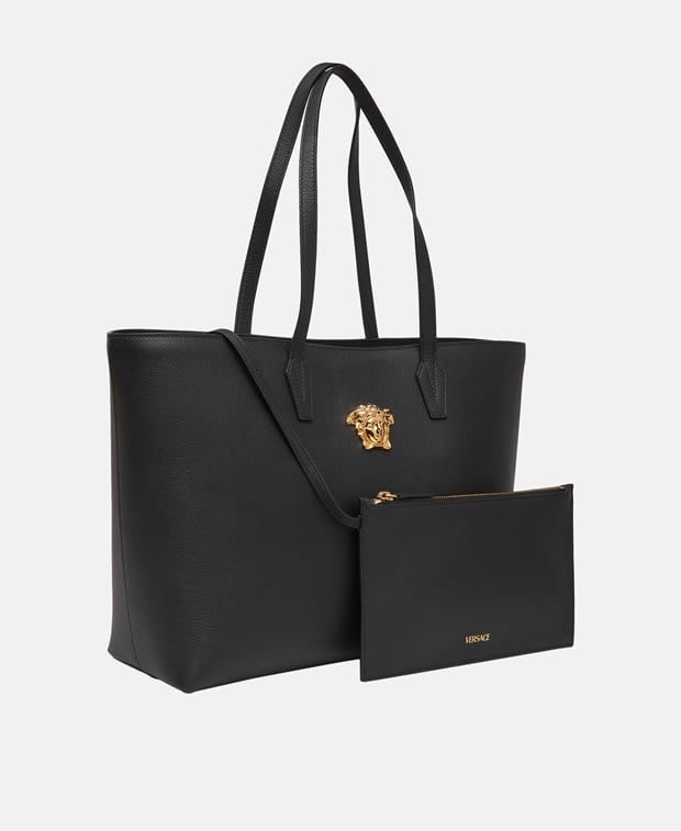 Versace Handbag & Pouch Black