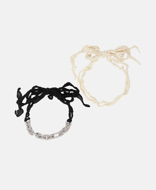 Jil Sander Necklaces, set of 2 Ice