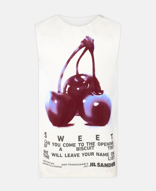 Jil Sander Sleeveless top Ecru