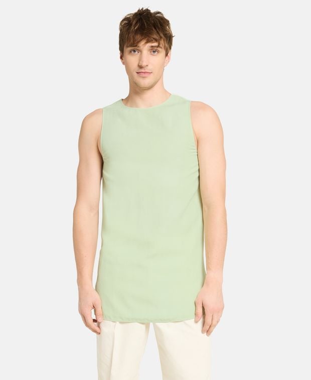 Jil Sander Linen-blend top