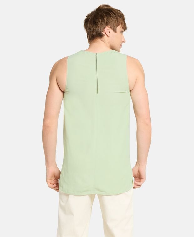 Jil Sander Linen-blend top