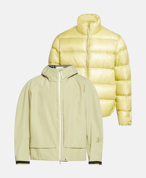 Jil Sander Down double jacket Light Yellow