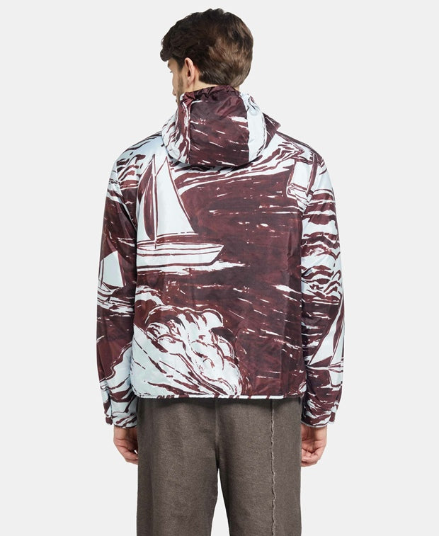 Jil Sander Hooded jacket Blackberry