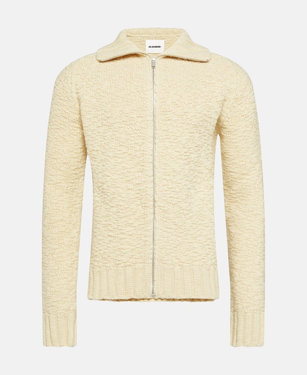 Jil Sander Wool cardigan Putty