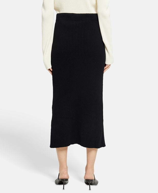 Jil Sander Knitted skirt Black