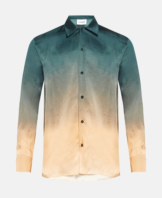Jil Sander Long-sleeved shirt Teal