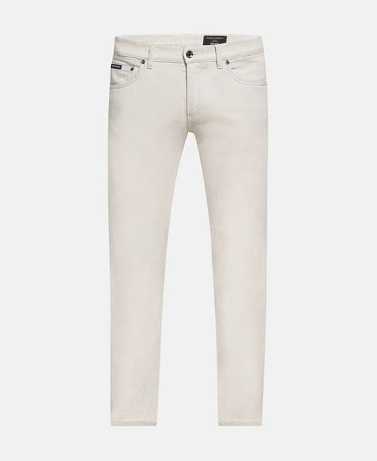Dolce & Gabbana Straight leg jeans Beige