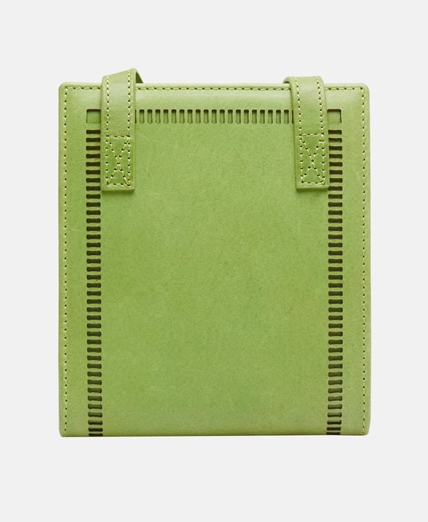 Jacquemus Leather wallet Lime