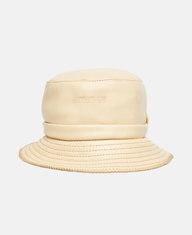 Jacquemus Leather bucket hat