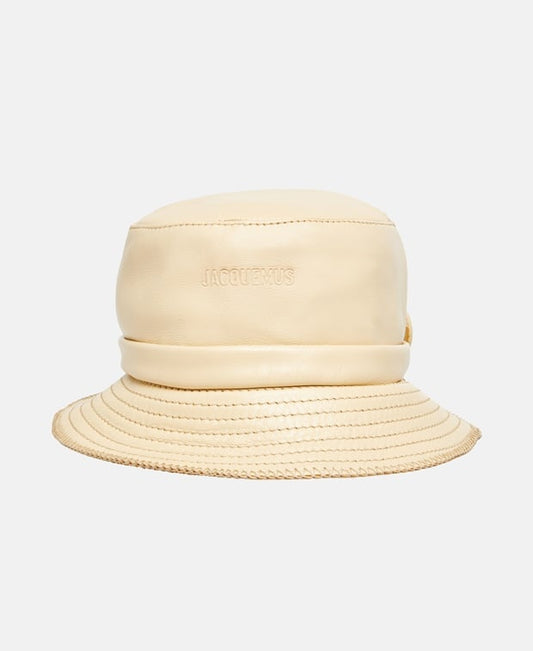 Jacquemus Leather bucket hat