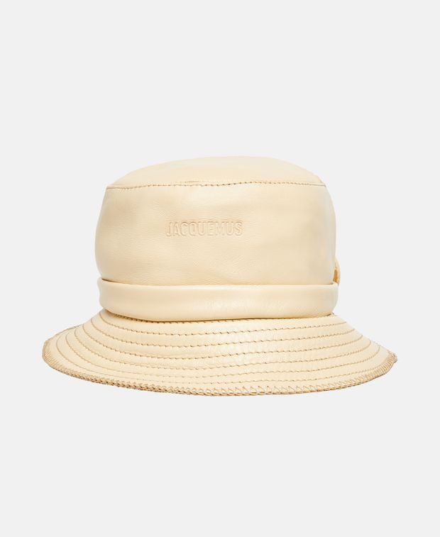 Jacquemus Leather bucket hat