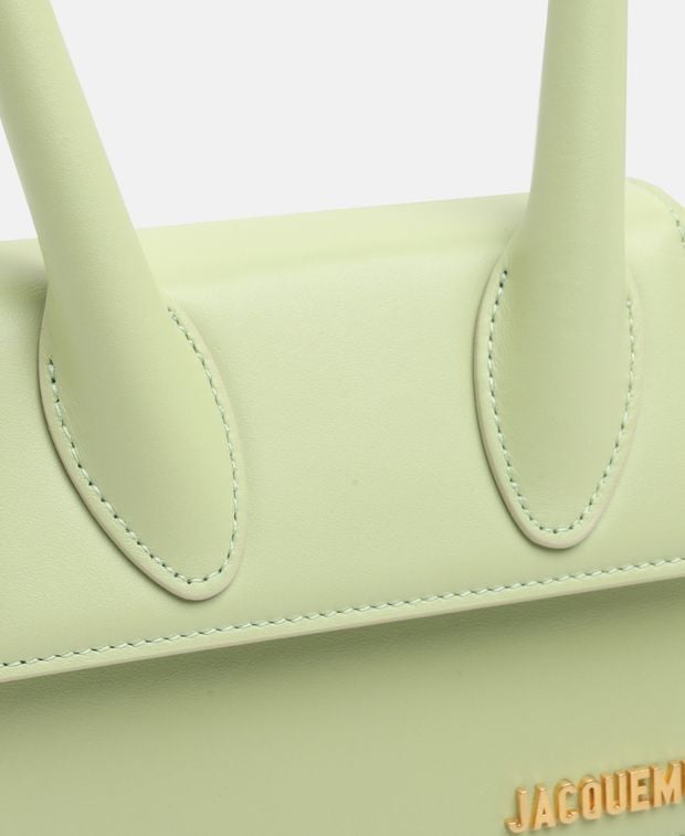 Jacquemus Le Chiquito Leather handbag Lime