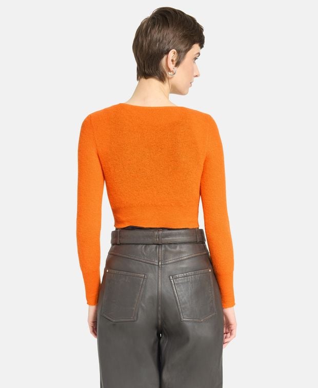 Jacquemus Wool-blend cardigan Orange