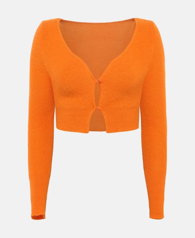 Jacquemus Wool-blend cardigan Orange