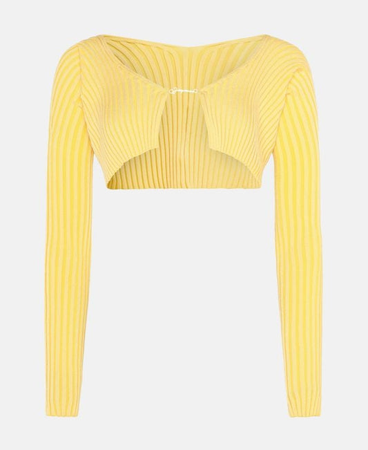 Jacquemus Cardigan Light Yellow
