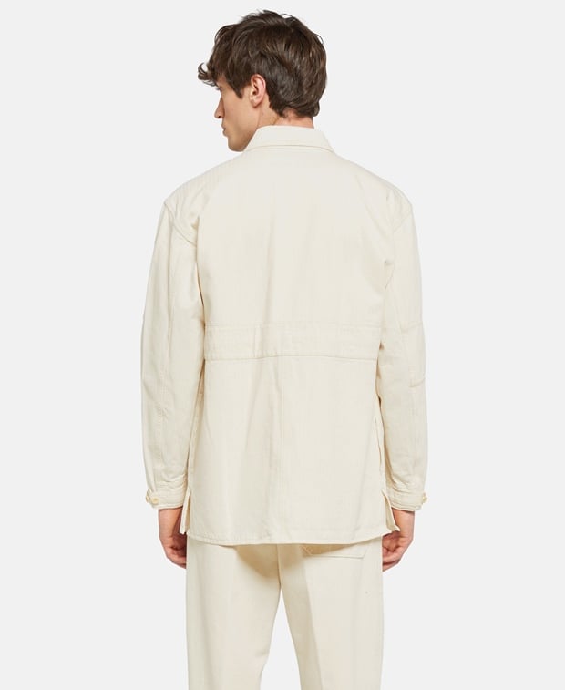 Maison Margiela Denim shacket Beige