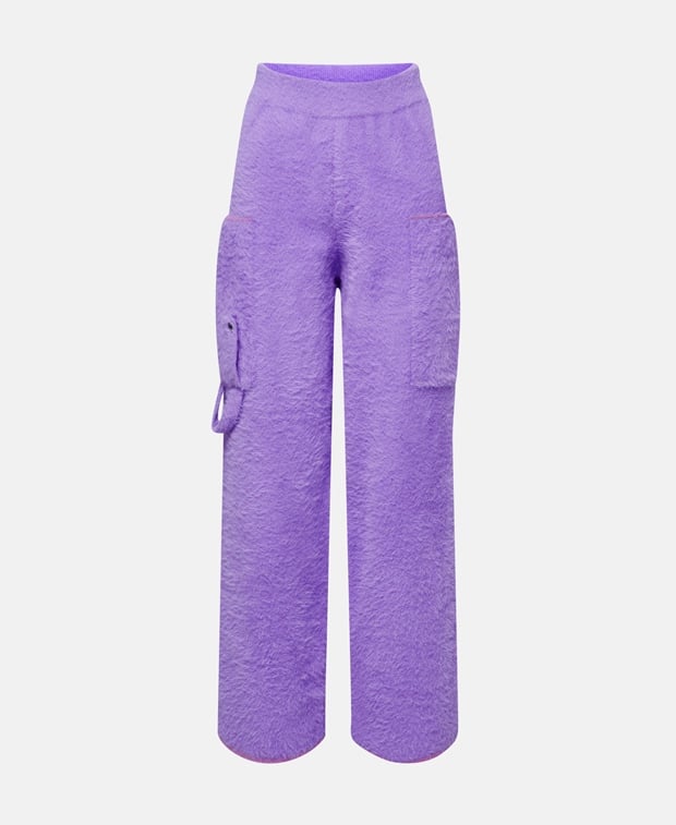 Jacquemus Pull-on trousers Purple