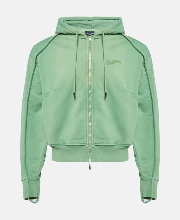 hooded sweat jacket