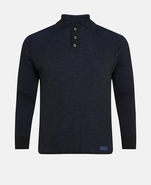Knitted polo shirt