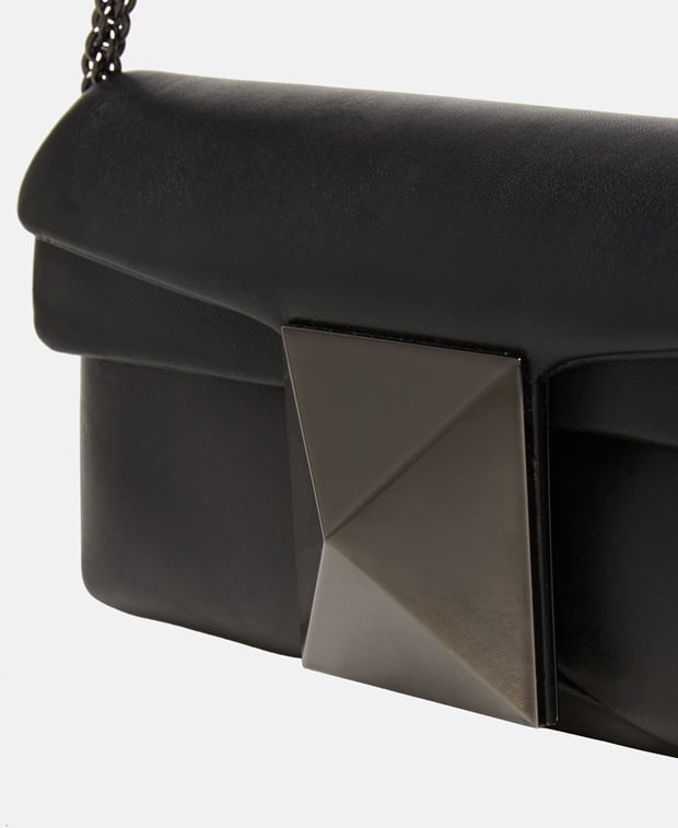 Valentino Garavani Leather clutch Roman stud