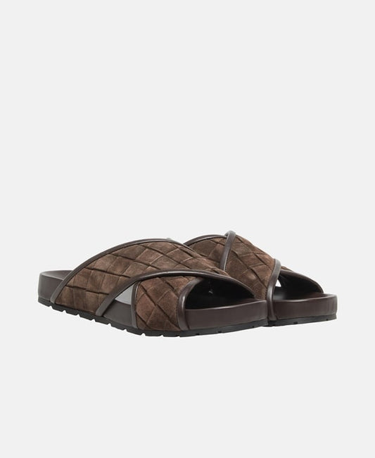 Bottega Veneta Sandals Dark Brown