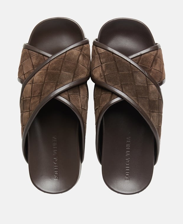 Bottega Veneta Sandals Dark Brown