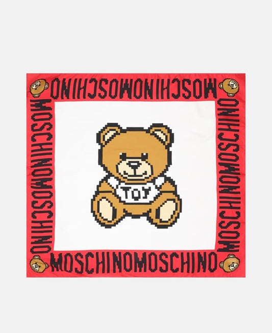 Moschino Silk scarf Red