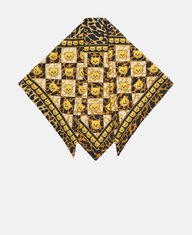 Moschino Silk square scarf