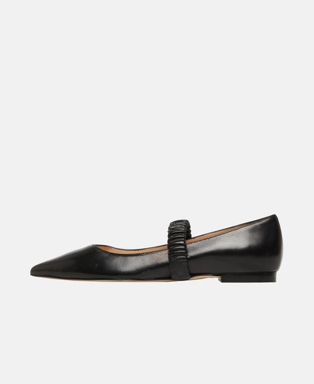 Stuart Weitzman Ballerina flat with straps Maxine