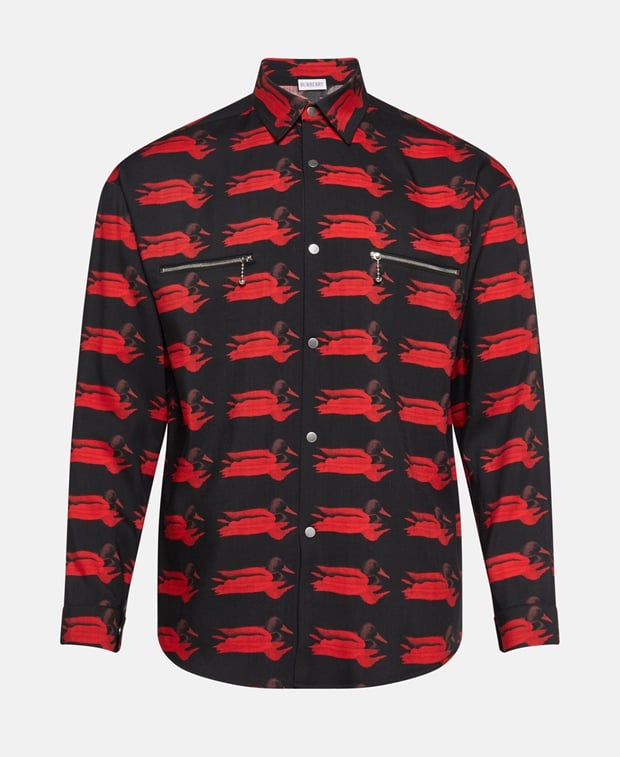 Burberry Wool shirt Black