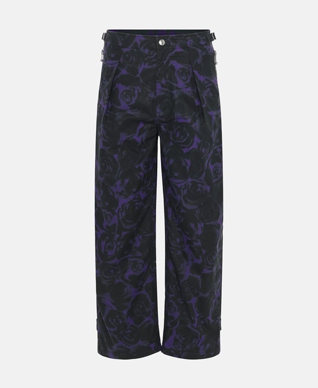 Burberry Casual trousers Burgundy