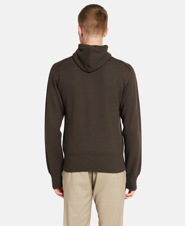 Burberry Hooded knit jumper Tan
