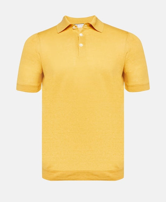 Knitted polo shirt