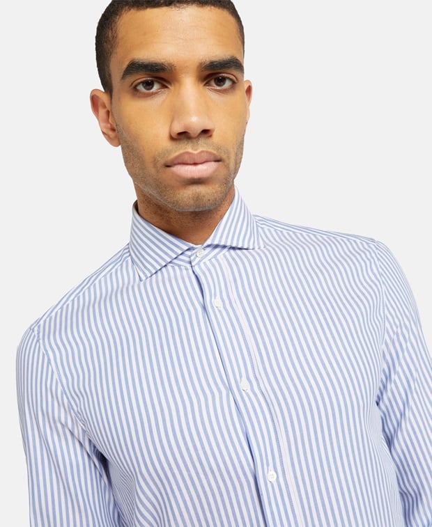 Brunello Cucinelli Long-sleeved shirt - slim fit