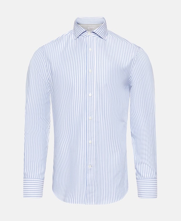 Brunello Cucinelli Long-sleeved shirt - slim fit