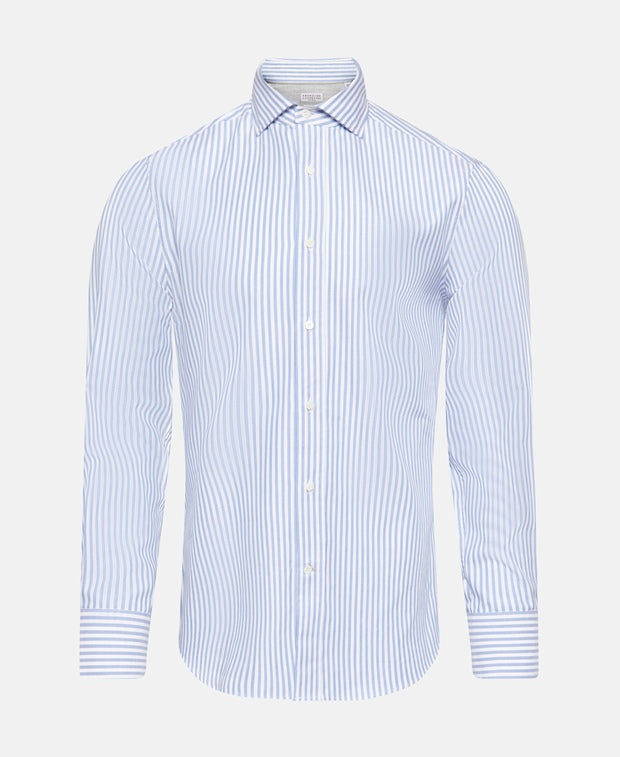 Brunello Cucinelli Long-sleeved shirt - slim fit