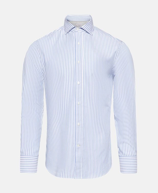Brunello Cucinelli Long-sleeved shirt - slim fit