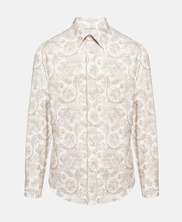 Brunello Cucinelli Long-sleeved shirt - slim fit
