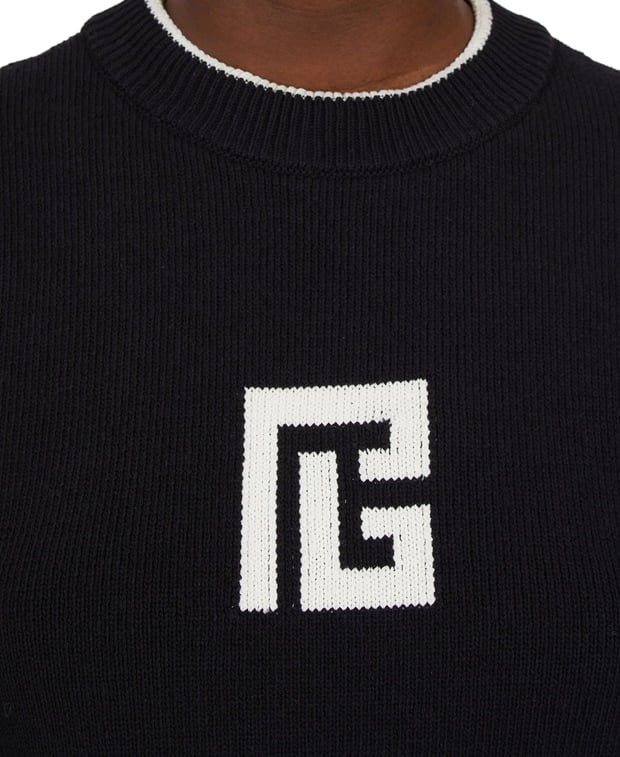 Balmain Knitted top Black