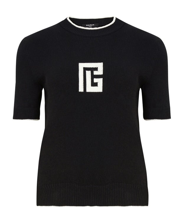 Balmain Knitted top Black