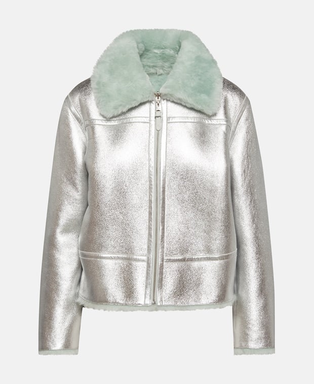Mackage Reversible leather jacket Mint